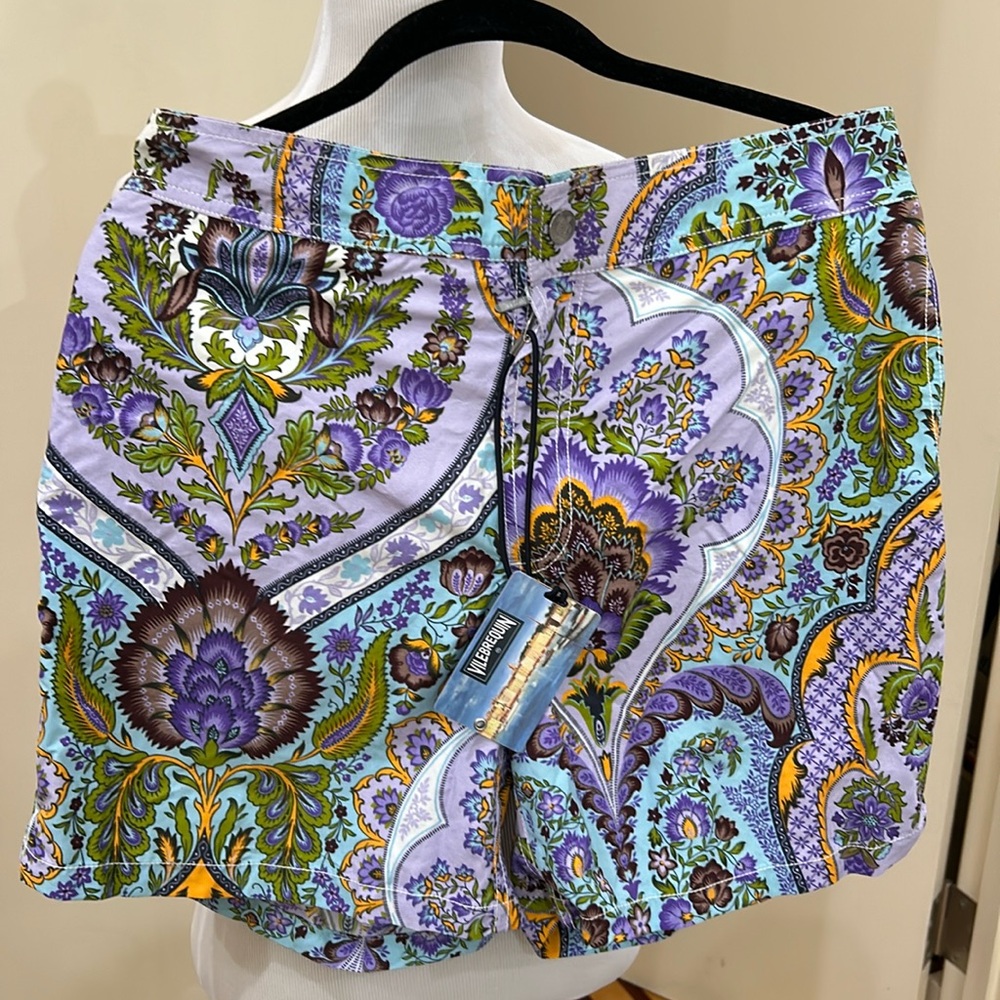 Paisley purple swim size L